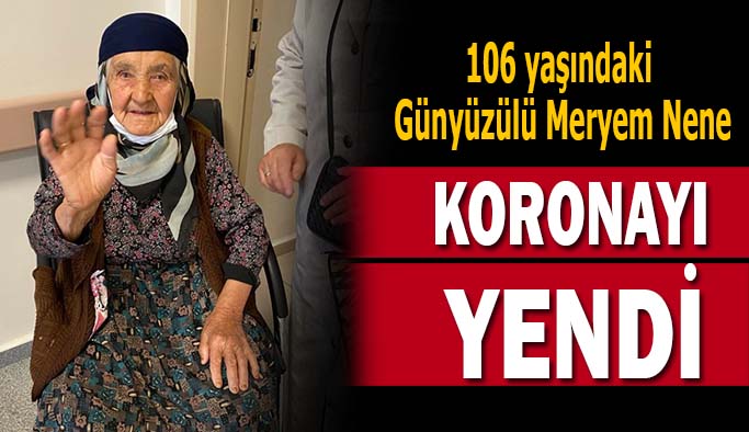 106 yaşında korona virüsü yendi