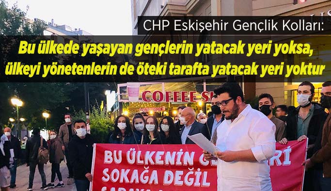 CHP'den barınamayan gençlere destek