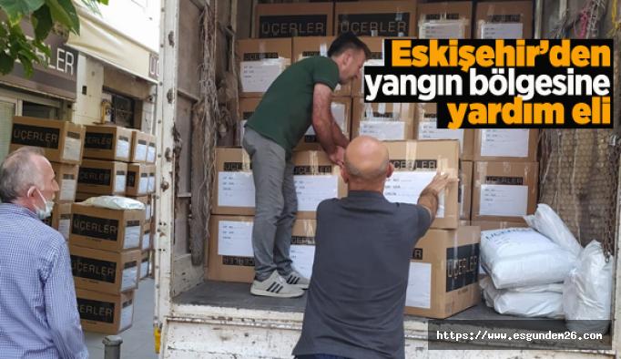 Eskişehirli hayırseverden yangın bölgesindeki öğrencilere yardım eli