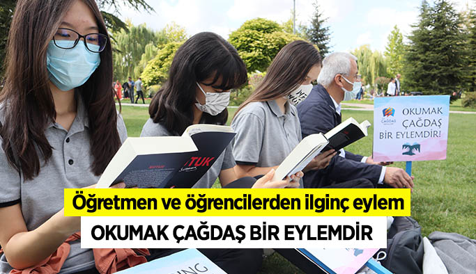 Öğretmen ve öğrencilerden ilginç eylem