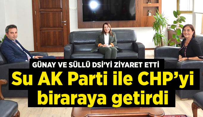 Su AK Parti ile CHP’yi bir araya getirdi