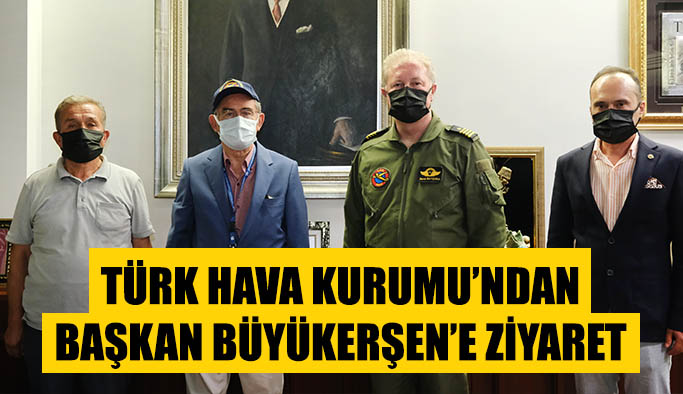 Türk Hava Kurumu’ndan Başkan Büyükerşen’e ziyaret