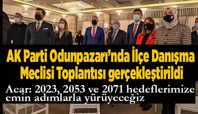 AK Parti Odunpazarı’nda İlçe Danışma Meclisi Toplantısı gerçekleştirildi