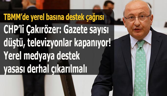 Çakırözer: Tasarrufu bir, iki liralık gazetelerden yaptılar