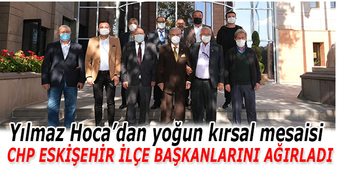 CHP Eskişehir İlçe Başkanlarından  Başkan Büyükerşen’e ziyaret