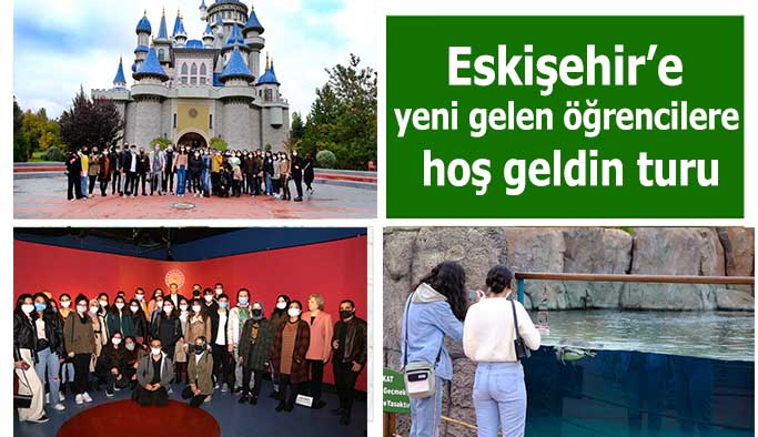 Eskişehir'e yeni gelen öğrencilere şehir turu