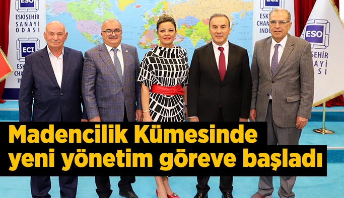 Eskişehir Madencilik Kümesinde yeni yönetim göreve başladı