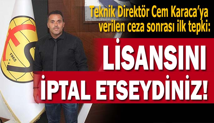 Eskişehirspor Başkanı Şimşek PFDK'ya söyleyecek söz bulamadı