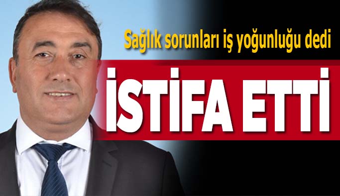 Memleket Partisi İl başkanı Ahmet Çetin İstifa etti