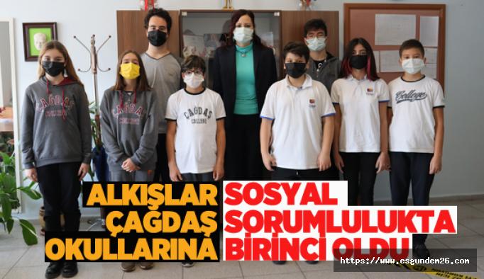 Çağdaş Okulları sosyal sorumlulukta zirvede