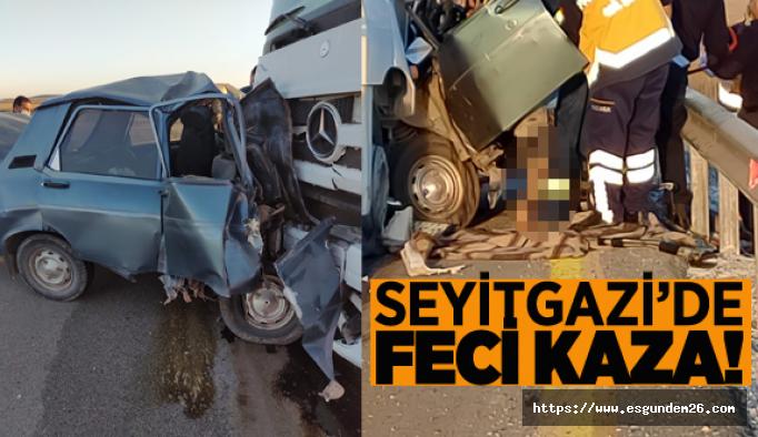 Eskişehir’de feci kaza:1 ölü