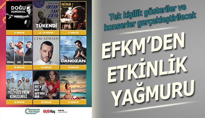 EFKM’den  etkinlik  yağmuru