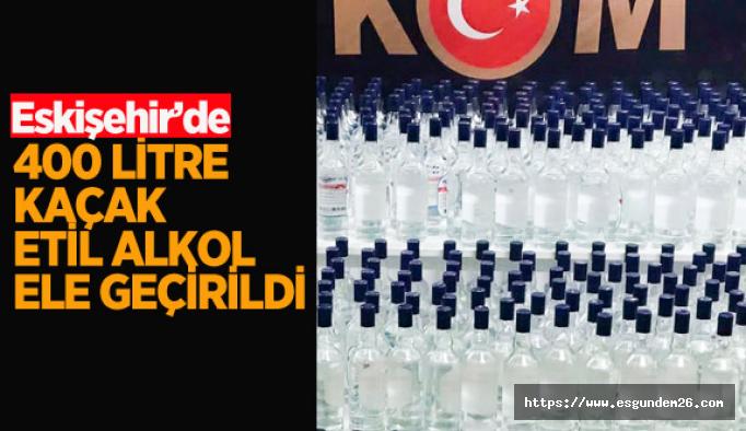 Eskişehir’de sahte içki operasyonu: 400 litre etil alkol ele geçirildi