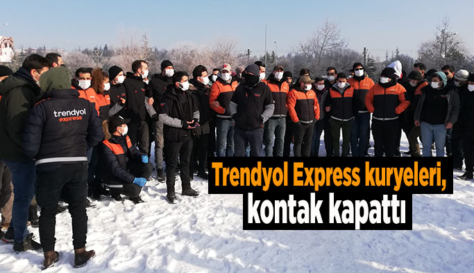 Eskişehir'de Trendyol Express kontak kapattı