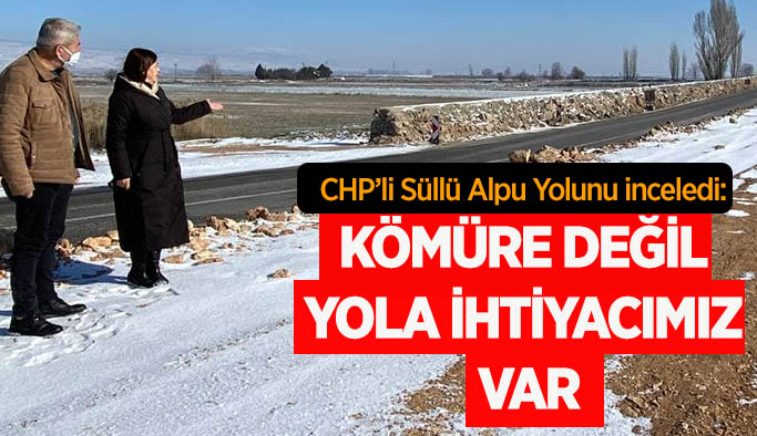 Jale Nur Süllü: Ulaştırma Bakanlığı, Eskişehir’de 39 km’lik yolu tamamlamaya niyetli gözükmüyor.