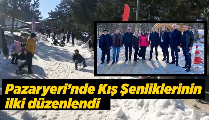 Pazaryeri’nde Kış Şenliklerinin ilki düzenlendi