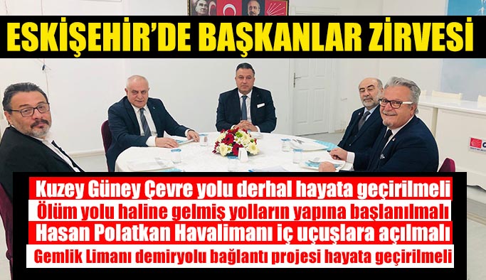 Beş partiden ortak açıklama: Hükümet Eskişehir'i cezalandırıyor