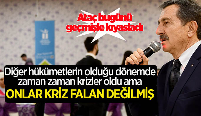 Başkan Ataç: Bu dönemde ne belediyenin ne devletin ne de ailelerin bütçesi kaldı.