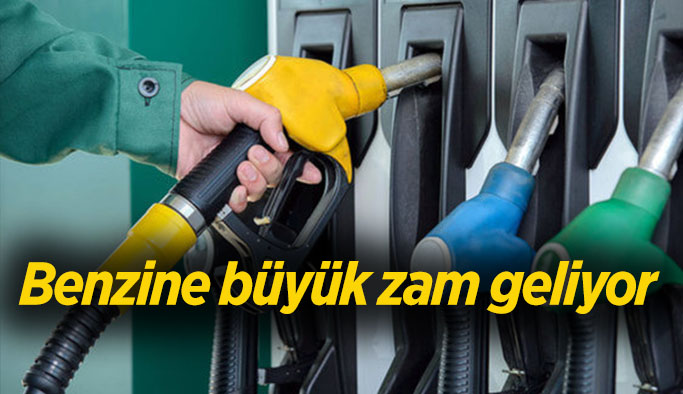 Benzine büyük zam