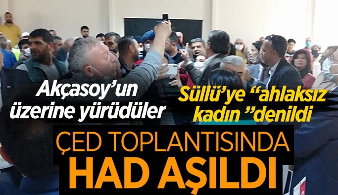 ÇED toplantısında CHP'li vekile hakaret