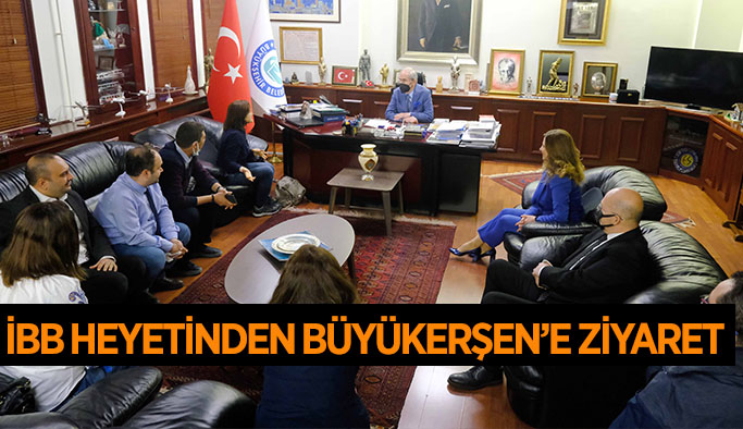 İBB heyetinden Büyükerşen’e ziyaret