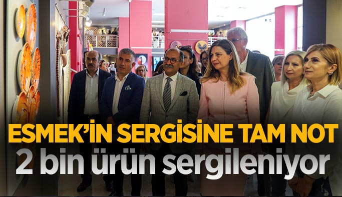 ESMEK  kursiyerlerinden muhteşem sergi