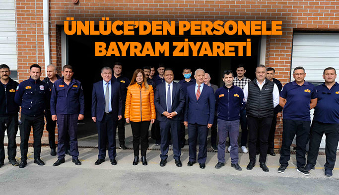 Genel Sekreter Ünlüce personelle bayramlaştı