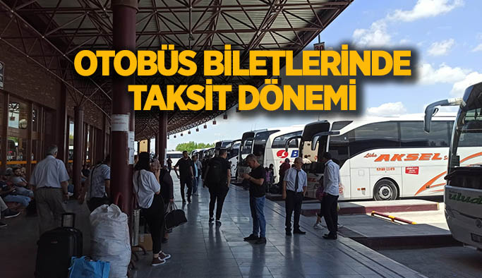 Artık otobüs biletleri iki ayda ödenebilecek