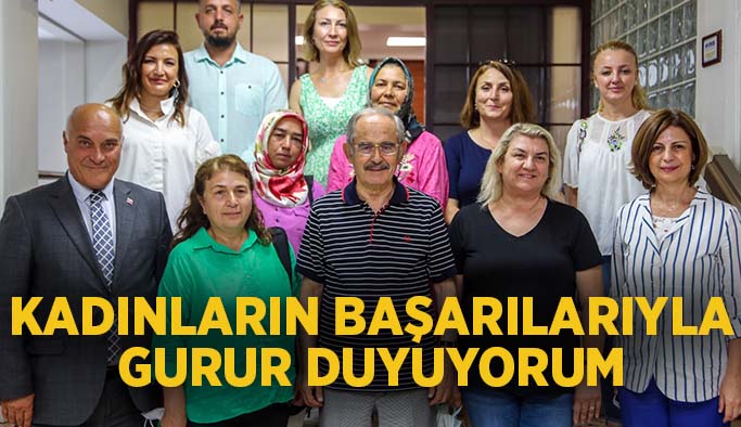 Büyükerşen üreten kadınları ağırladı