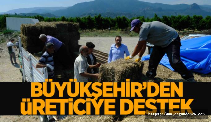 Büyükşehir üreticiye devam etmeyi sürdürüyor