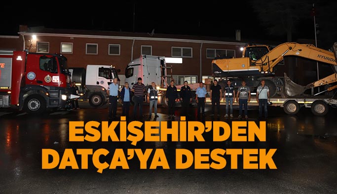 Datça’ya destek için yola çıktılar