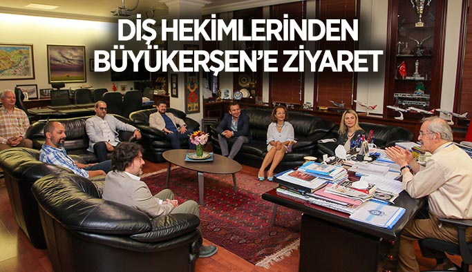 Diş hekimlerinden  Büyükerşen’e ziyaret