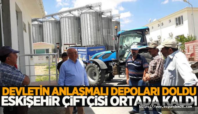 Eskişehir çiftçisi hasada başlamadan depolar dolmuş!