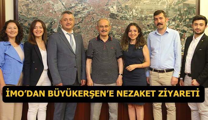 İMO’dan Büyükerşen’e nezaket ziyareti