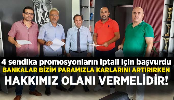 4 eğitim sendikasından promosyon itirazı