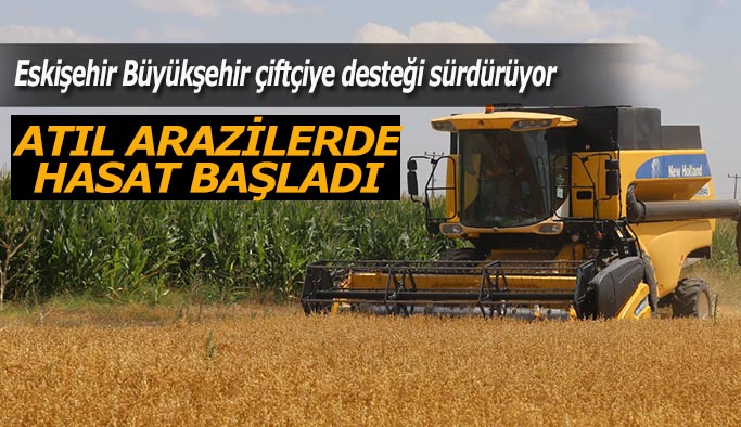 Akpınar ve Türkmentokat mahallelerinde hasat gerçekleştirildi