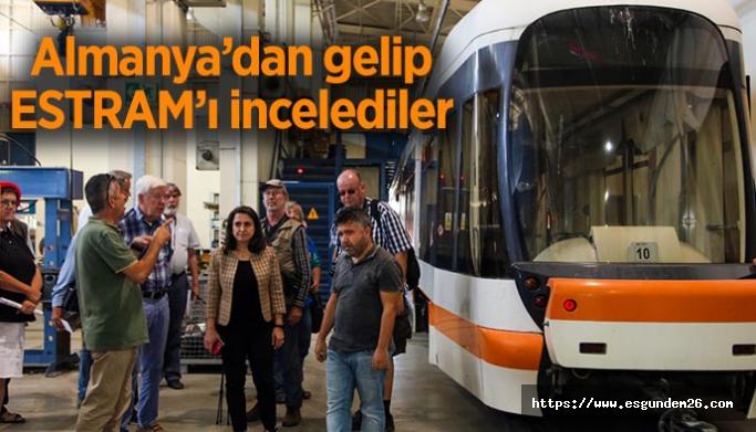 Almanya’dan gelip ESTRAM’ı incelediler