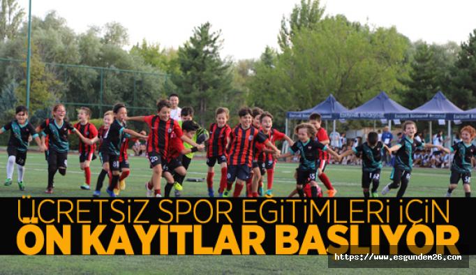 Büyükşehir’in ücretsiz spor kursları için kayıtlar başladı