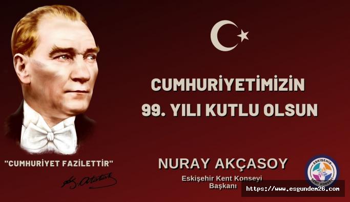 Cumhuriyetimizin 99. yılı kutlu olsun