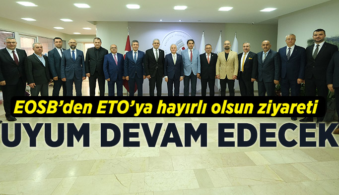 Eskişehir OSB Başkanı Küpeli’den ETO Başkanı Güler’e ziyaret