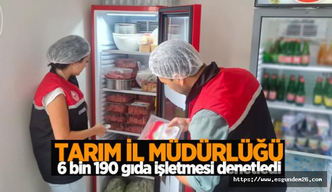 Eskişehir’de “güvenilir gıda” denetimi