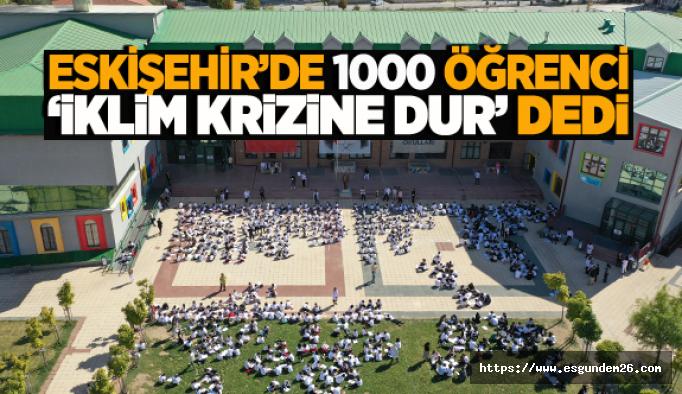 Eskişehirli öğrencilerden İklim Zirvesine mesaj var