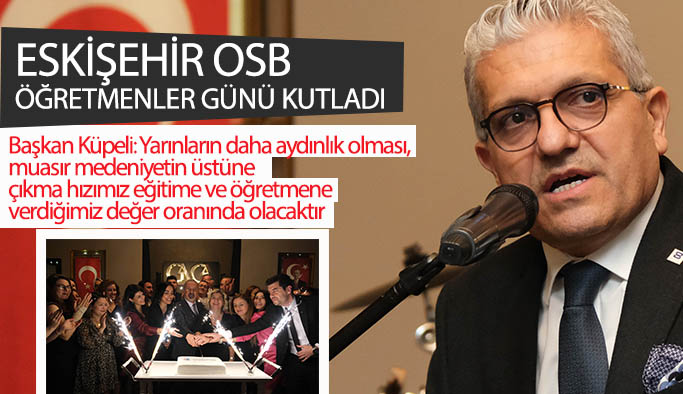 Eskişehir OSB Öğretmenler Gününü kutladı