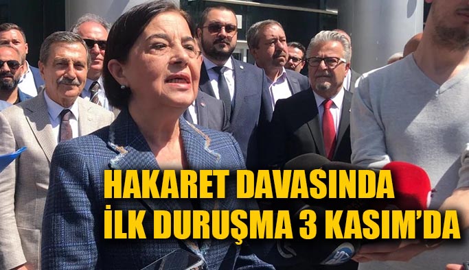 Hakaret davasında ilk duruşma 3 Kasım’da