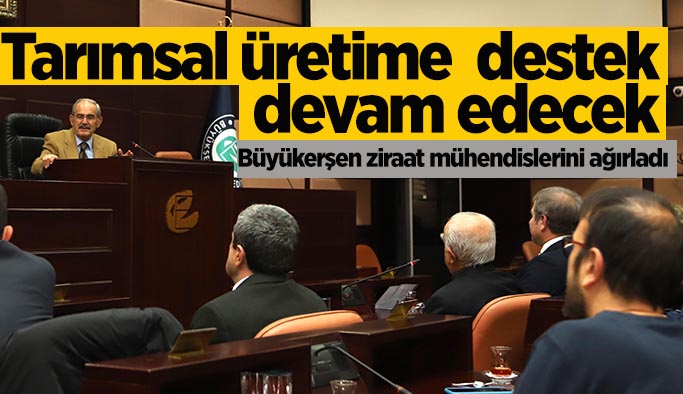 Başkan Büyükerşen:   Şehrimizin ve ülkemizin üretmeye ihtiyacı var