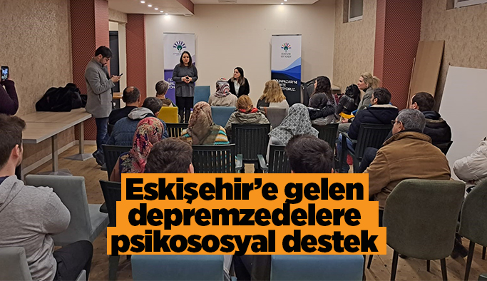 Depremzedelere psikososyal destek