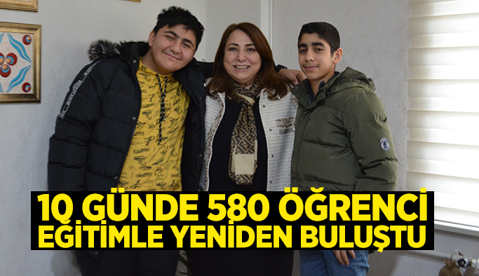 Eskişehir’de 580 öğrenci eğitimle yeniden buluştu