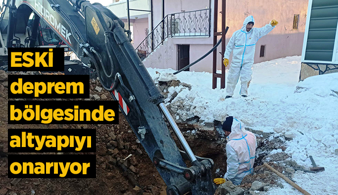 Eskişehir’den deprem bölgesinin altyapı onarımına destek