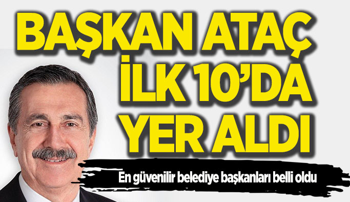 Başkan Ataç  ilk 10’da  yer aldı