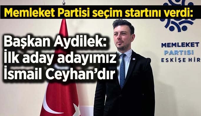 Memleket Partisi seçim startını verdi